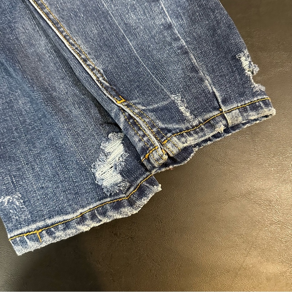 KanCan Button Fly High Rise Skinny Distressed - Picture 12 of 15